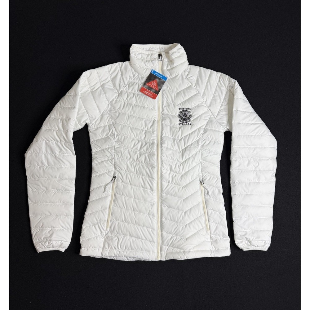 Columbia Powder Lite OmniHeat Jacket Womens S Coat Whistling Straights Golf Logo